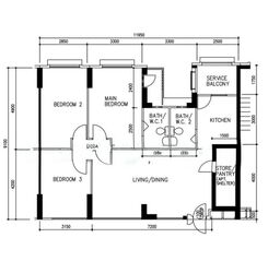 Blk 321 Sembawang Close (Sembawang), HDB 4 Rooms #584148601